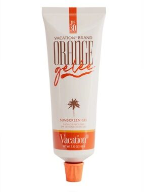 Vacation Orange Gelee SPF 30 Sunscreen Gel - White & Orange
